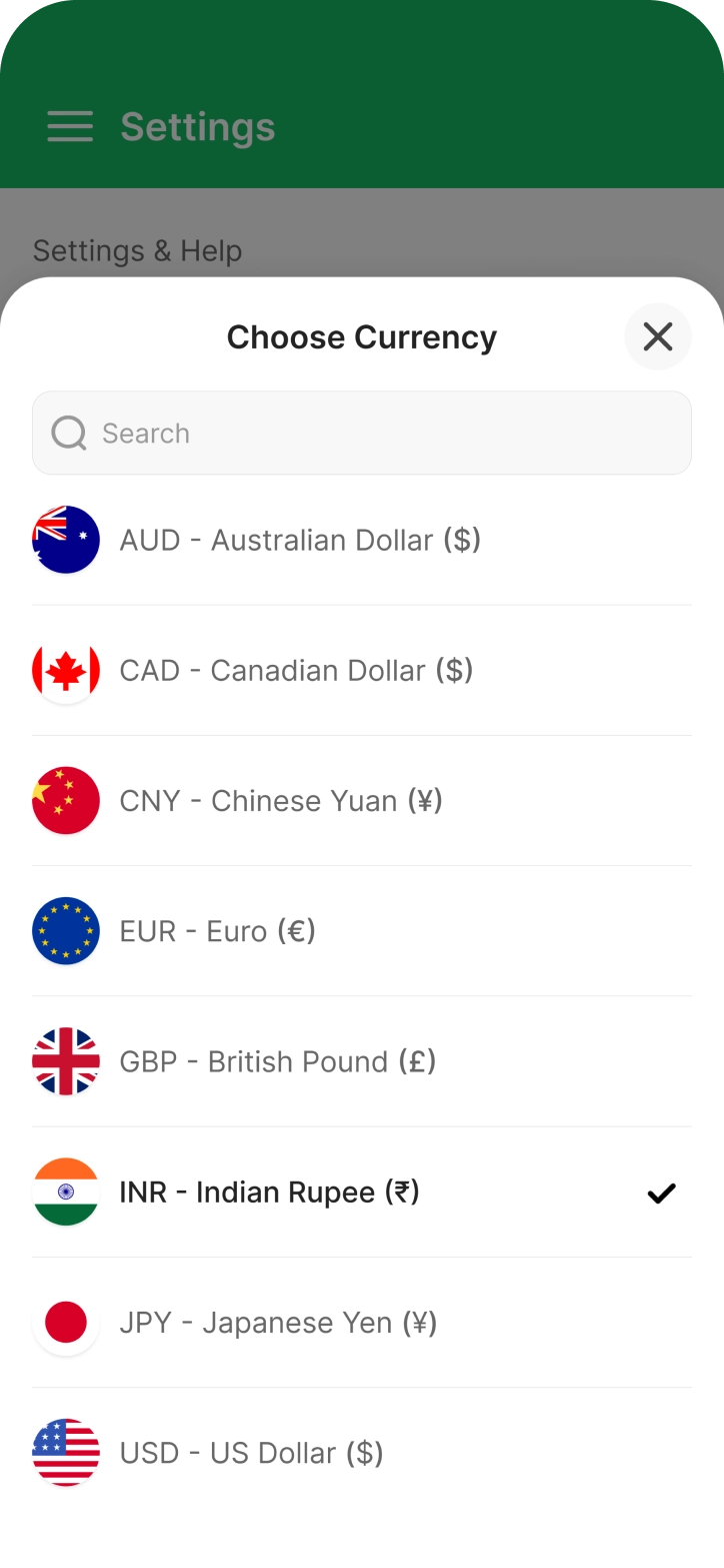 Multi-Currency