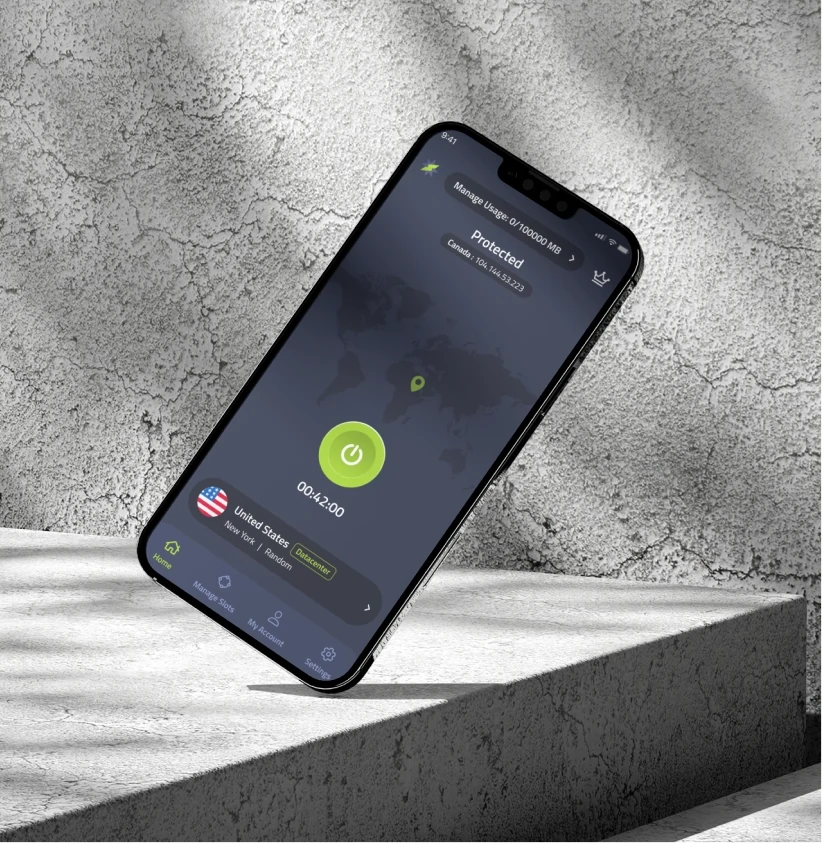 StarVPN solution screens